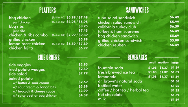 Menu - 2