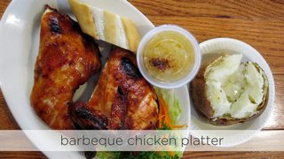 Barbeque Chicken Platter