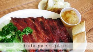 Barbeque Ribs Platter