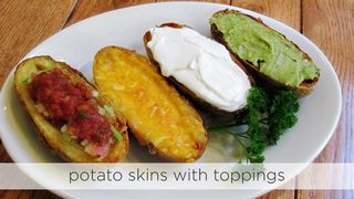 Potato Skins with Toppings